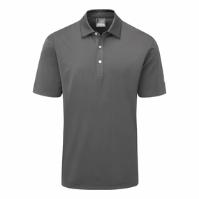 Odor Resistant Treatment Oscar Jacobson Chap Polo Shirt - Pewter