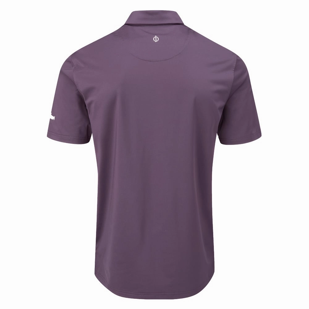 Oscar Jacobson Chap Polo Shirt - Plum Outdoor Comfort Style