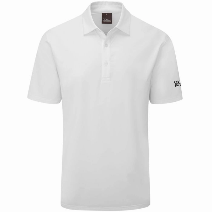 Oscar Jacobson Chap Polo Shirt - White Flexible Collar