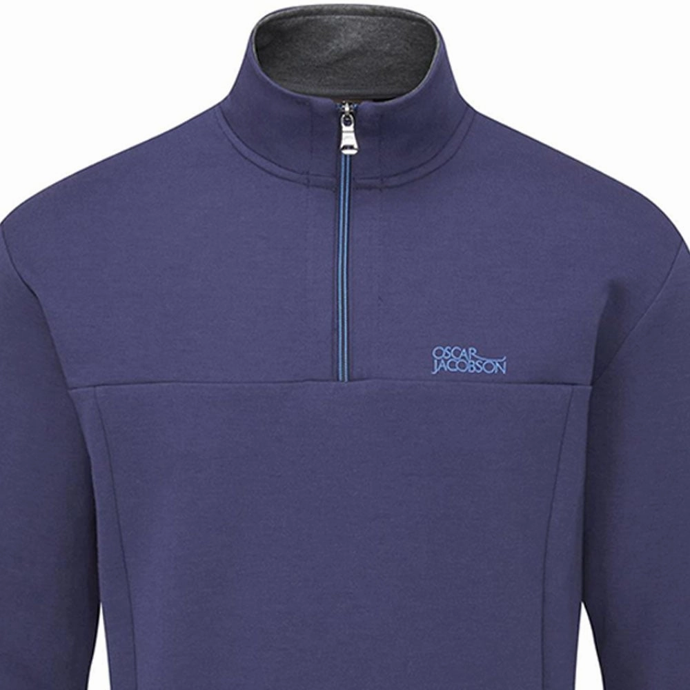 Oscar Jacobson Hawkes Tour II Midlayer - Navy Seasonal Fashion