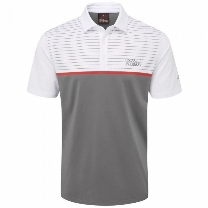Oscar Jacobson Hurstbourne Tour Polo Shirt - Charcoal Versatile Look