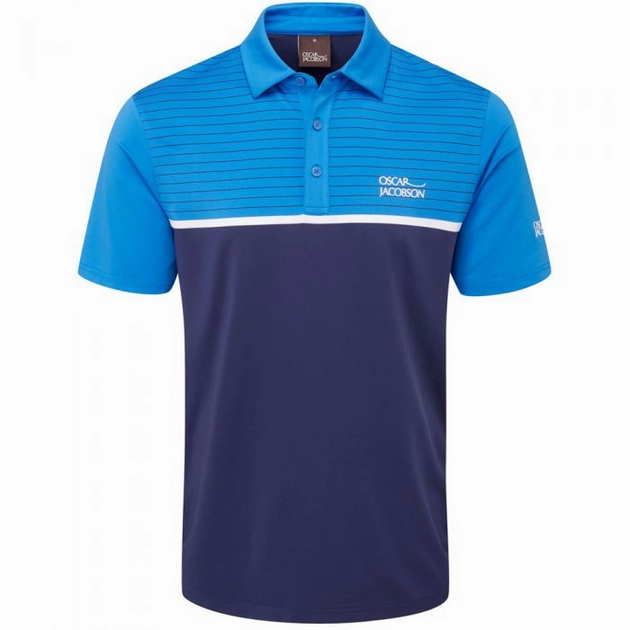 Travel Outfit Oscar Jacobson Hurstbourne Tour Polo Shirt - Navy