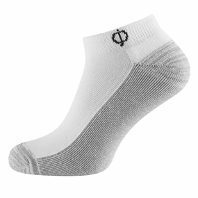 Oscar Jacobson Low Cut Sock (2 Pack) - White wellness intelligence Crepe