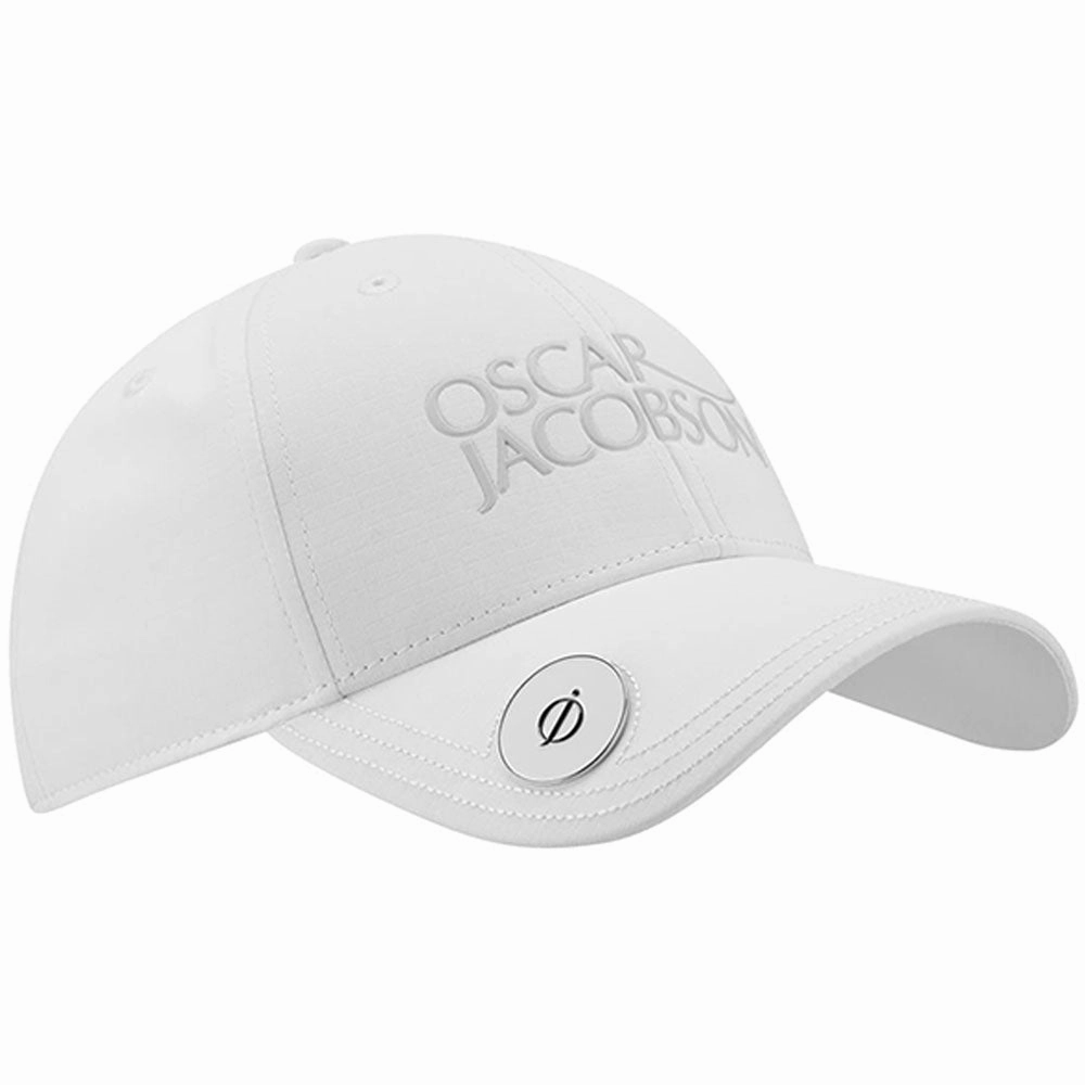 Beach Day Style Rain Protection Oscar Jacobson Maine Cap - White/Lunar Grey