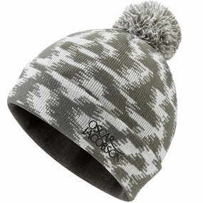 Oscar Jacobson Miller Knitted Bobble Hat - Light Grey/Pewter youth appeal Travel Shot
