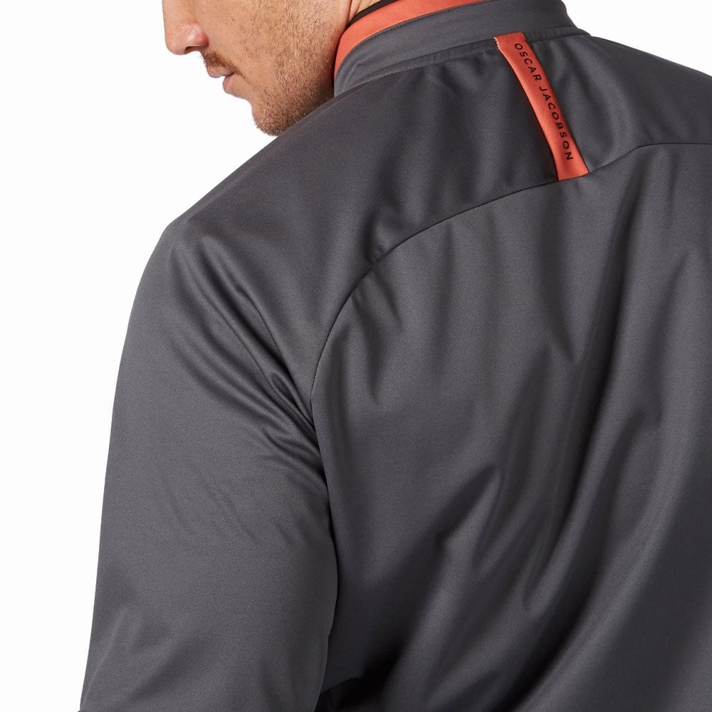 product running suitability Oscar Jacobson Redfern 1/2 Zip Pullover - Pewter