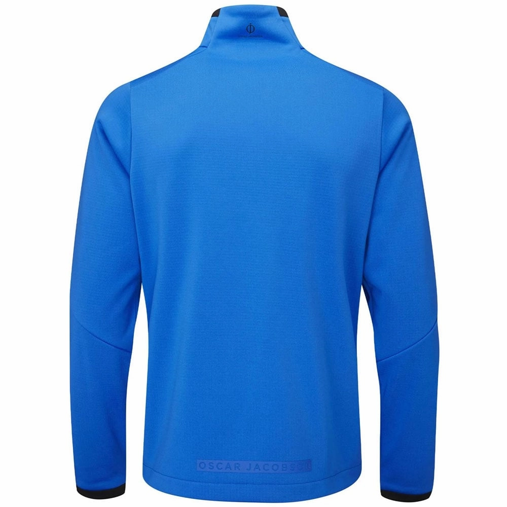 Oscar Jacobson Talbot Tour Mid Layer 1/2 Zip Pullover - Royal Blue Poplin