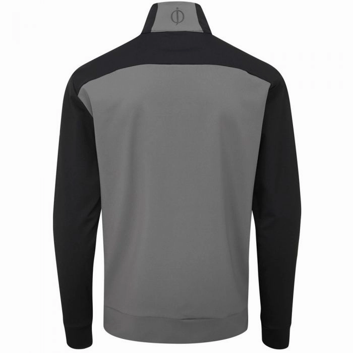 Smart Wear Versatile Style Oscar Jacobson Taylor 1/4 Zip Mid-Layer - Charcoal