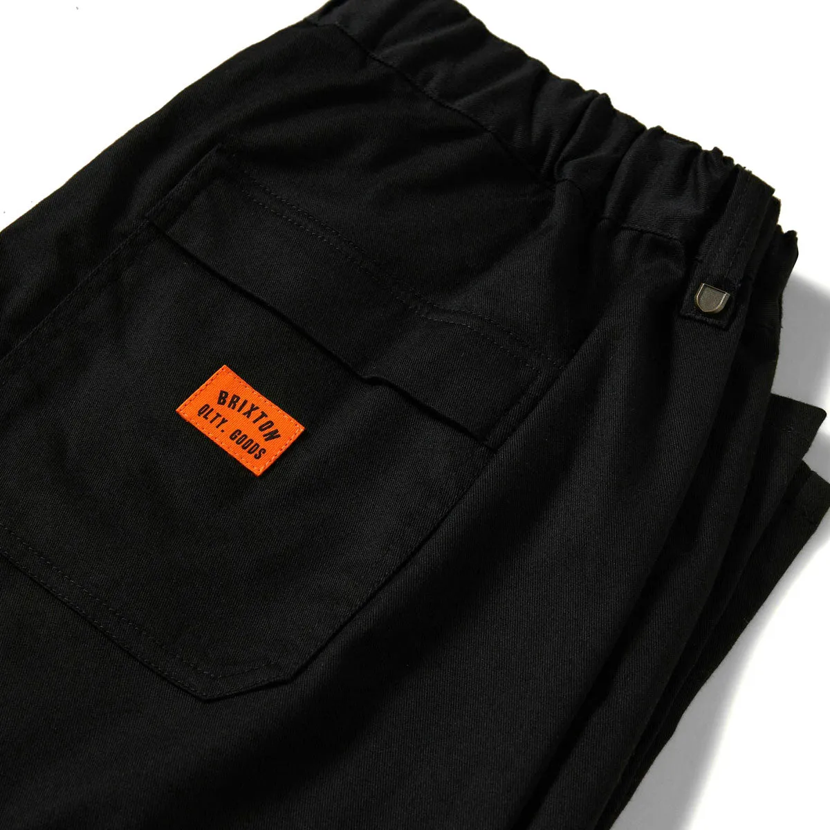 Brixton Baggy Skate Pants - Black Sporty Look Layer Fit