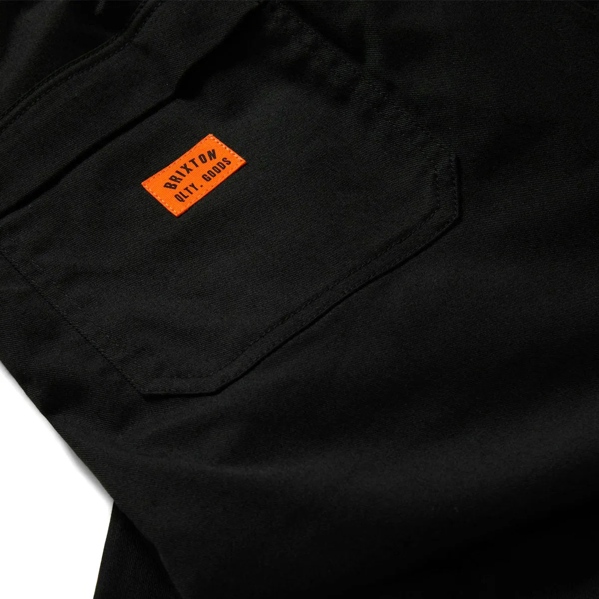 Urban Cool Brixton Baggy Skate Pants - Black