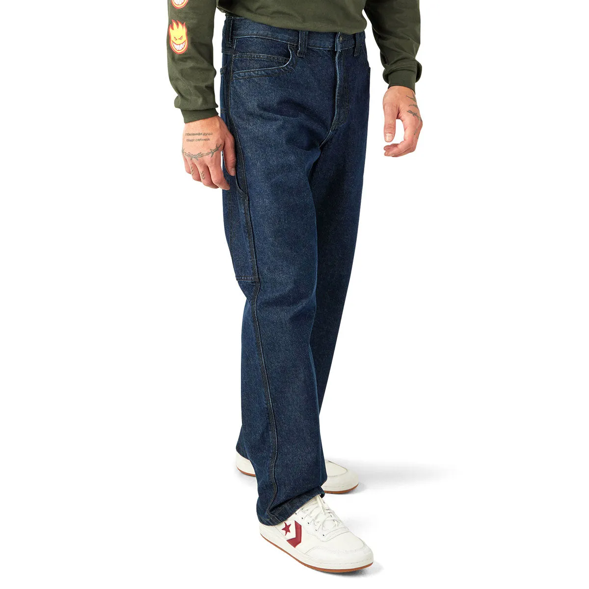 Dickies Skate Denim Jeans - Dark Wash Boho chic