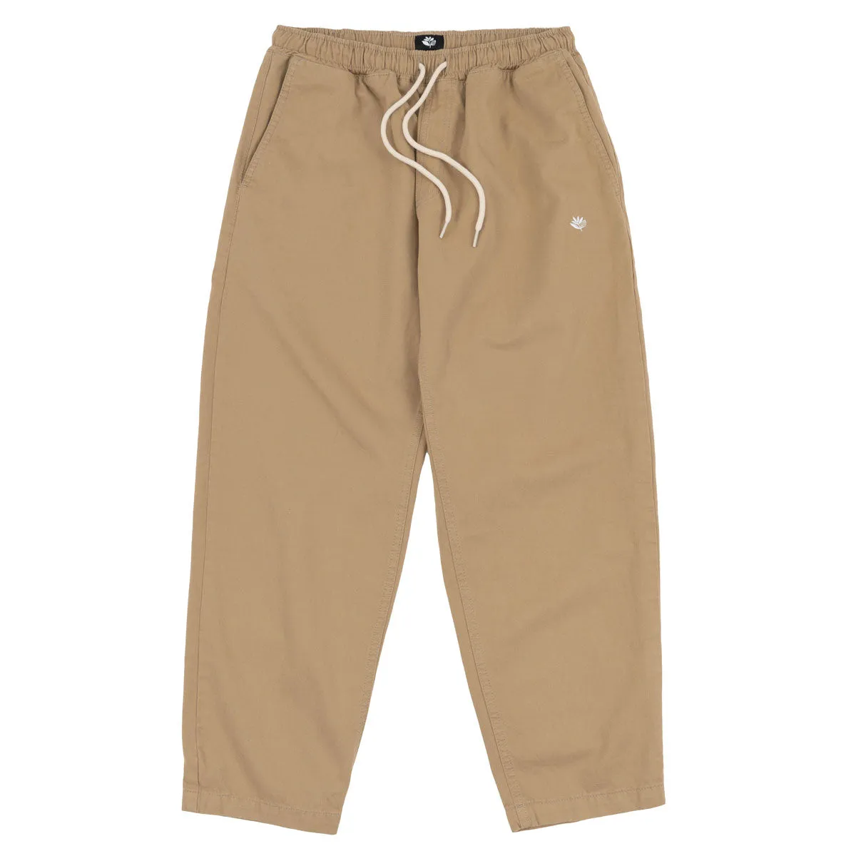 Casual Office Magenta Slack Pants - Beige