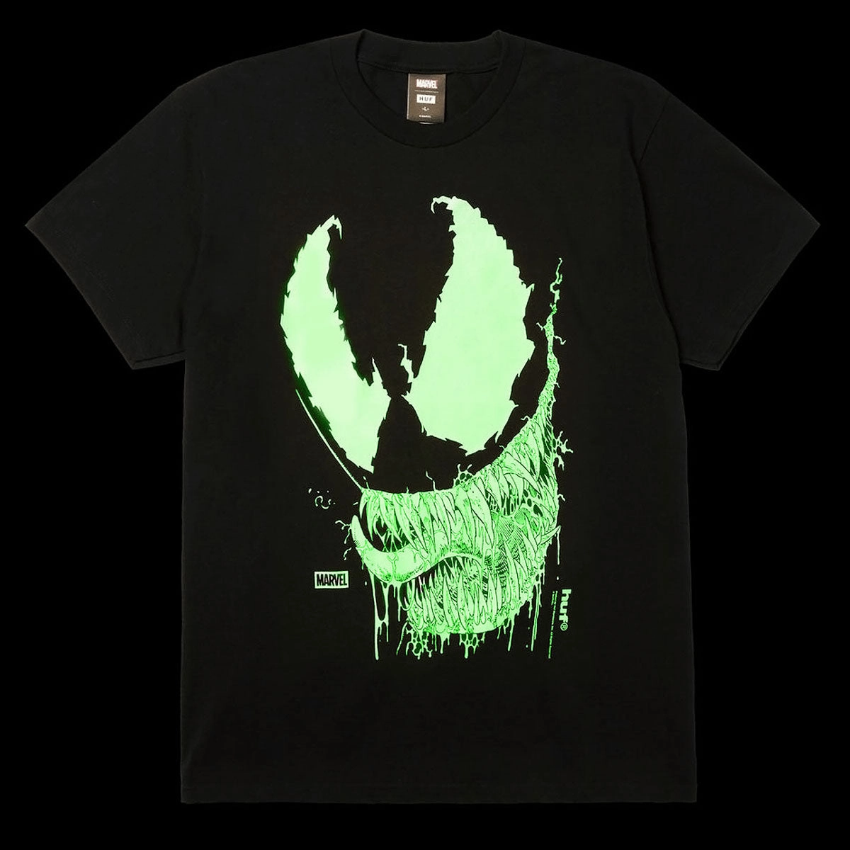 HUF x Spiderman Vile T-Shirt - Black Weekend Essential Sleek Layer