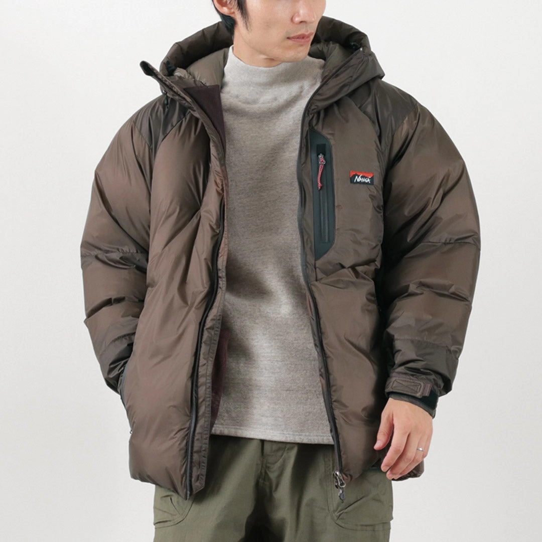 DoubleLayered Collar NANGA / Aurora Light Down Jacket Mikami