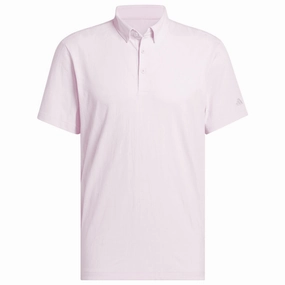adidas Go-to Textured Polo Shirt - Clear Pink Soft touch finish Street Casual Look