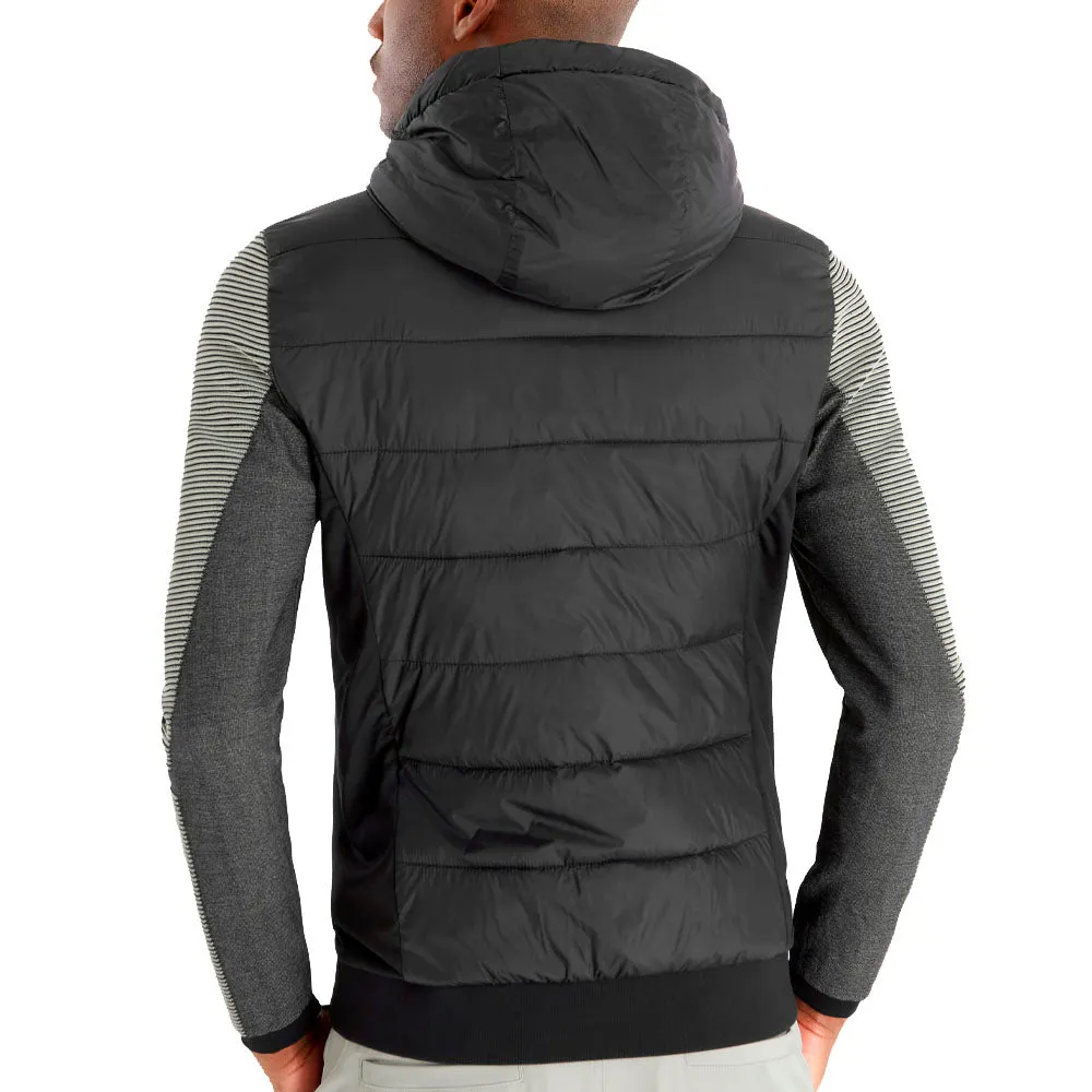 Abrasion Resistant Finish Calvin Klein Dynamo Hooded Jacket - Black