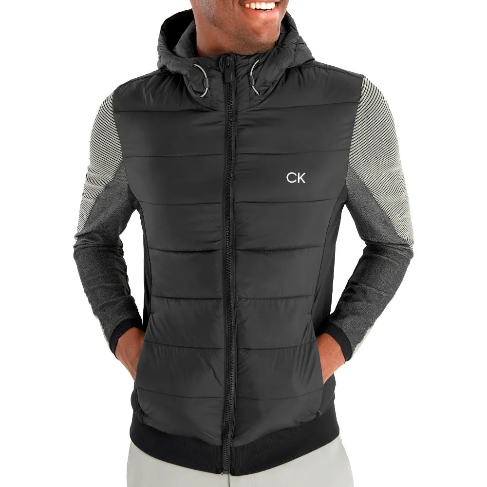 Workday Ready Calvin Klein Dynamo Hooded Jacket - Black