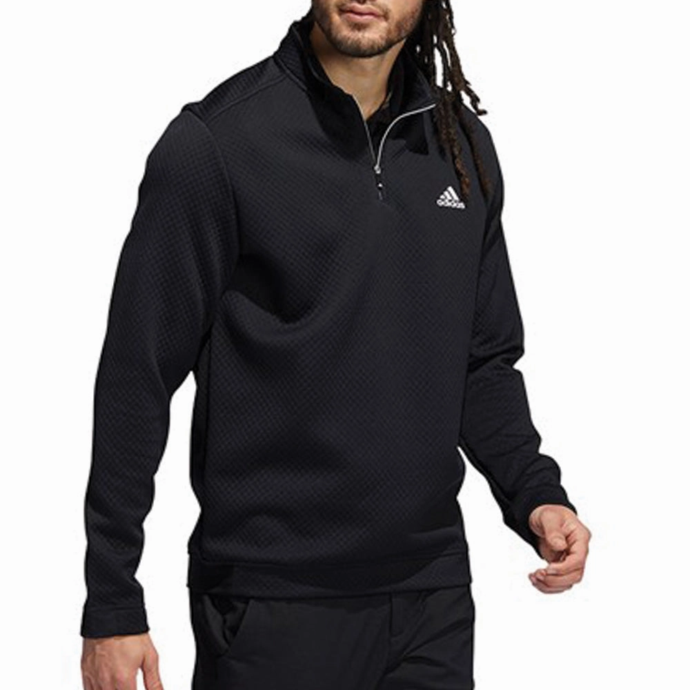 All-Weather Wear Blend adidas DWR 1/4 Zip Pullover - Black