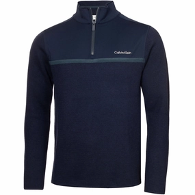 rainy day wear Calvin Klein Padera Hybrid Sweater - Evening Marl