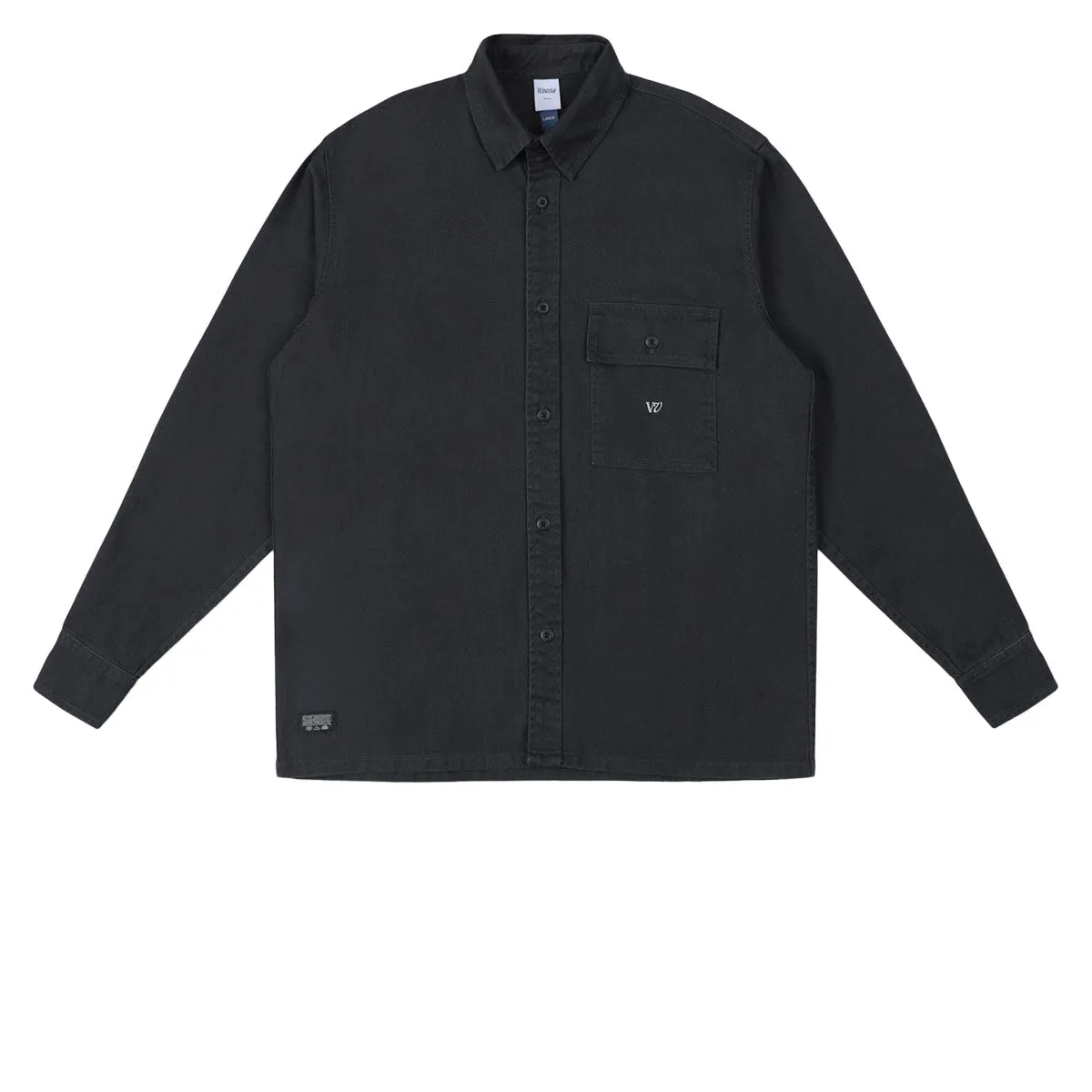 Youth fashion Lightweight Comfort Rivvia Off Track Long Sleeve Shirt - Washed Black