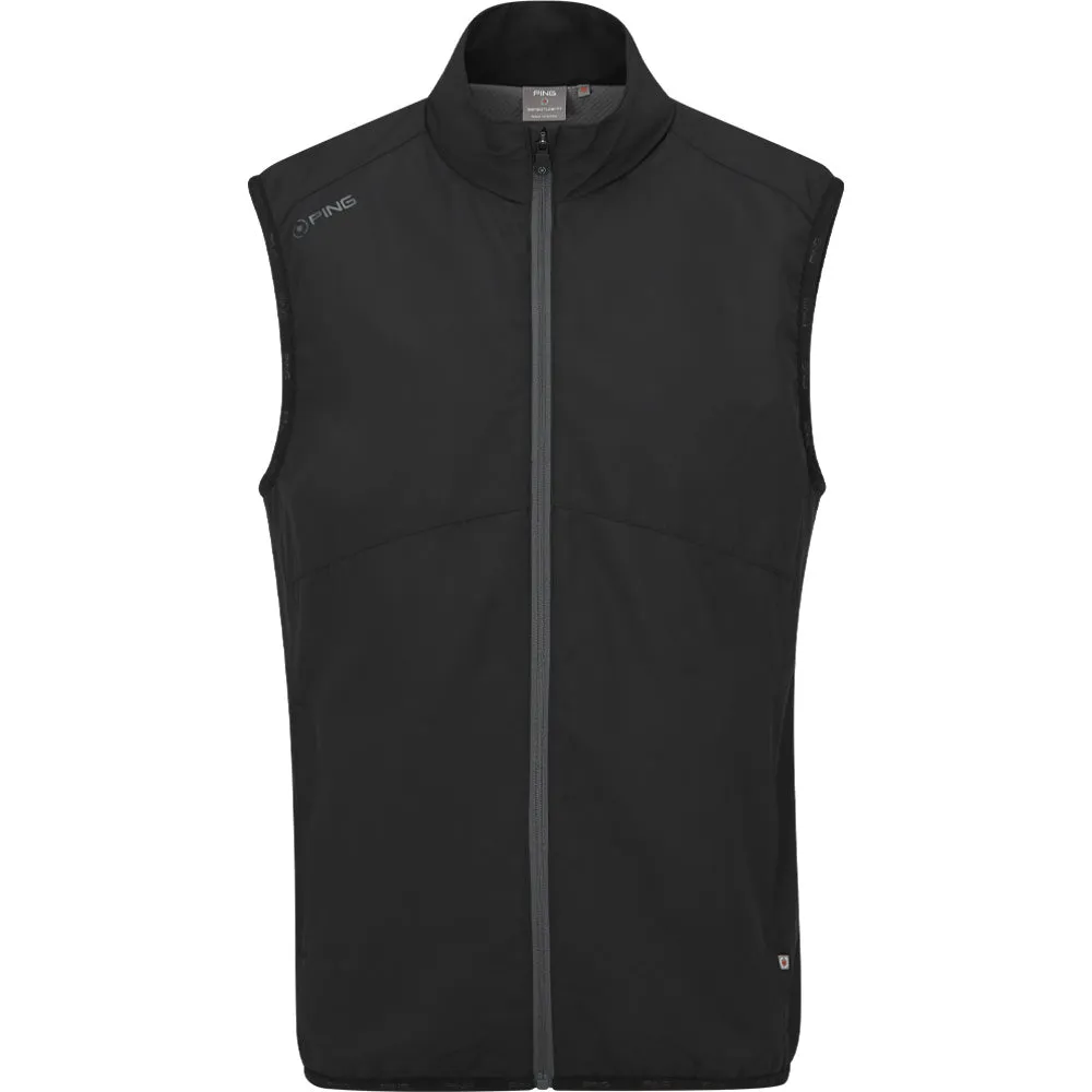 Ping Ashbourne Gilet - Black/Asphalt cute look