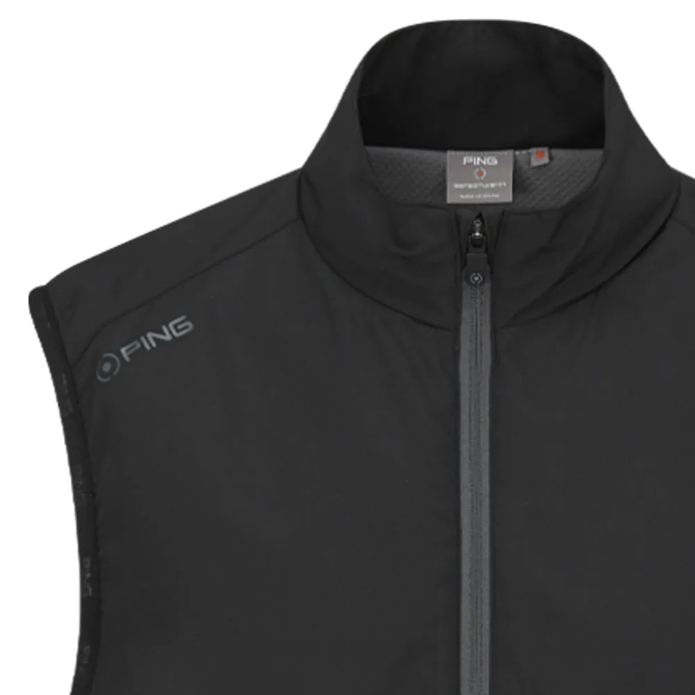 Ping Ashbourne Gilet - Black/Asphalt circular popular in mountainous areas