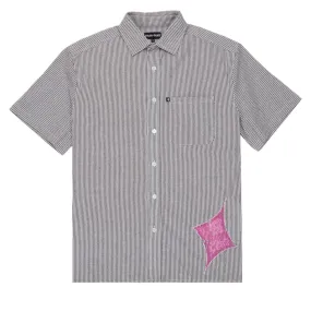 Smart Casual Passport Glint Workers Shirt - Black