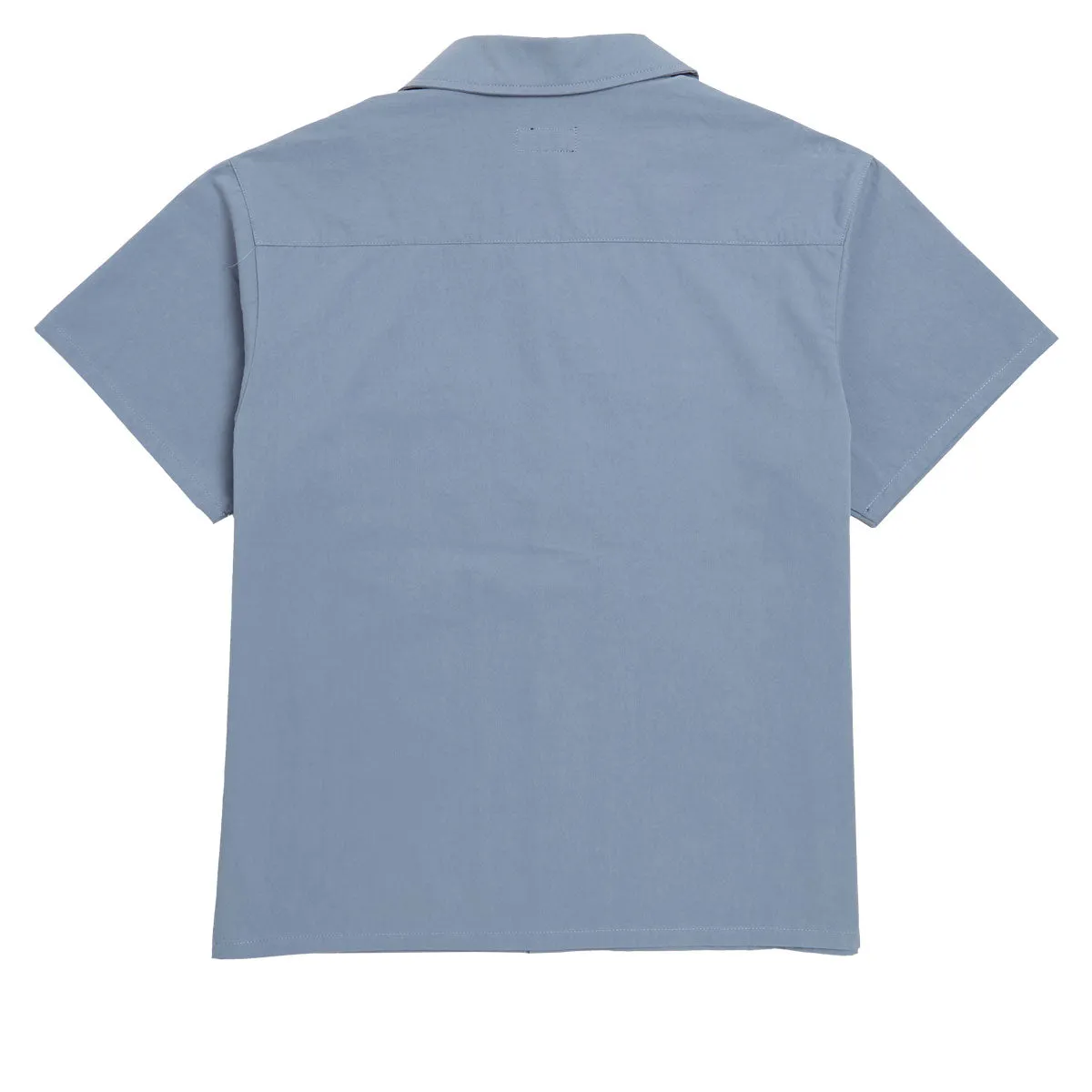 Passport Screwed Casual Shirt - Steel Blue Fashion-Forward