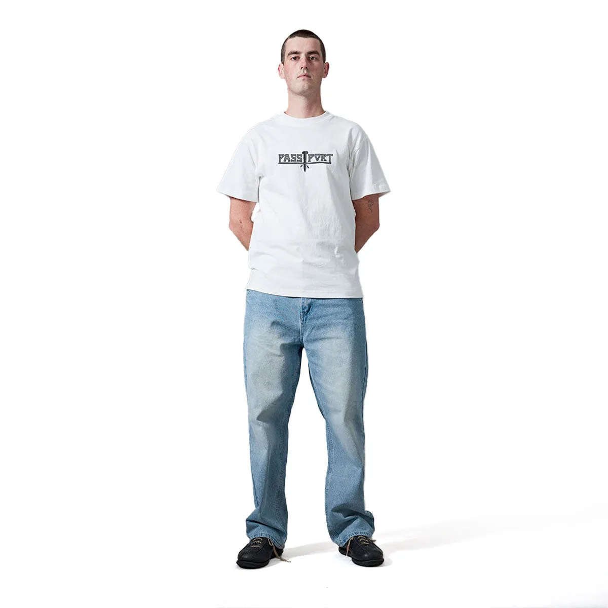 Passport Workers Club Jeans - Faded Wash Light Indigo Commuter Ready Everyday Ease