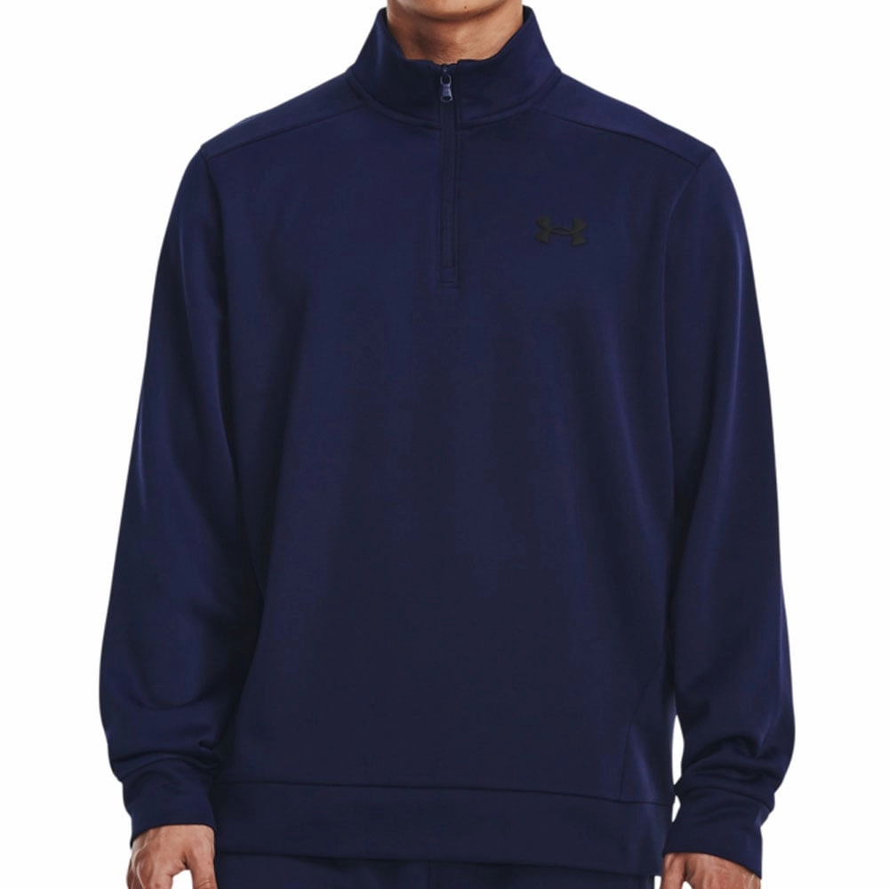 product luxury factor easy to pair Under Armour Fleece 1/4 Zip Pullover - Midnight Navy