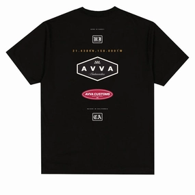 AVVA Pit Stop T-Shirt - Black Hypoallergenic Textile Breathable Fit Wear