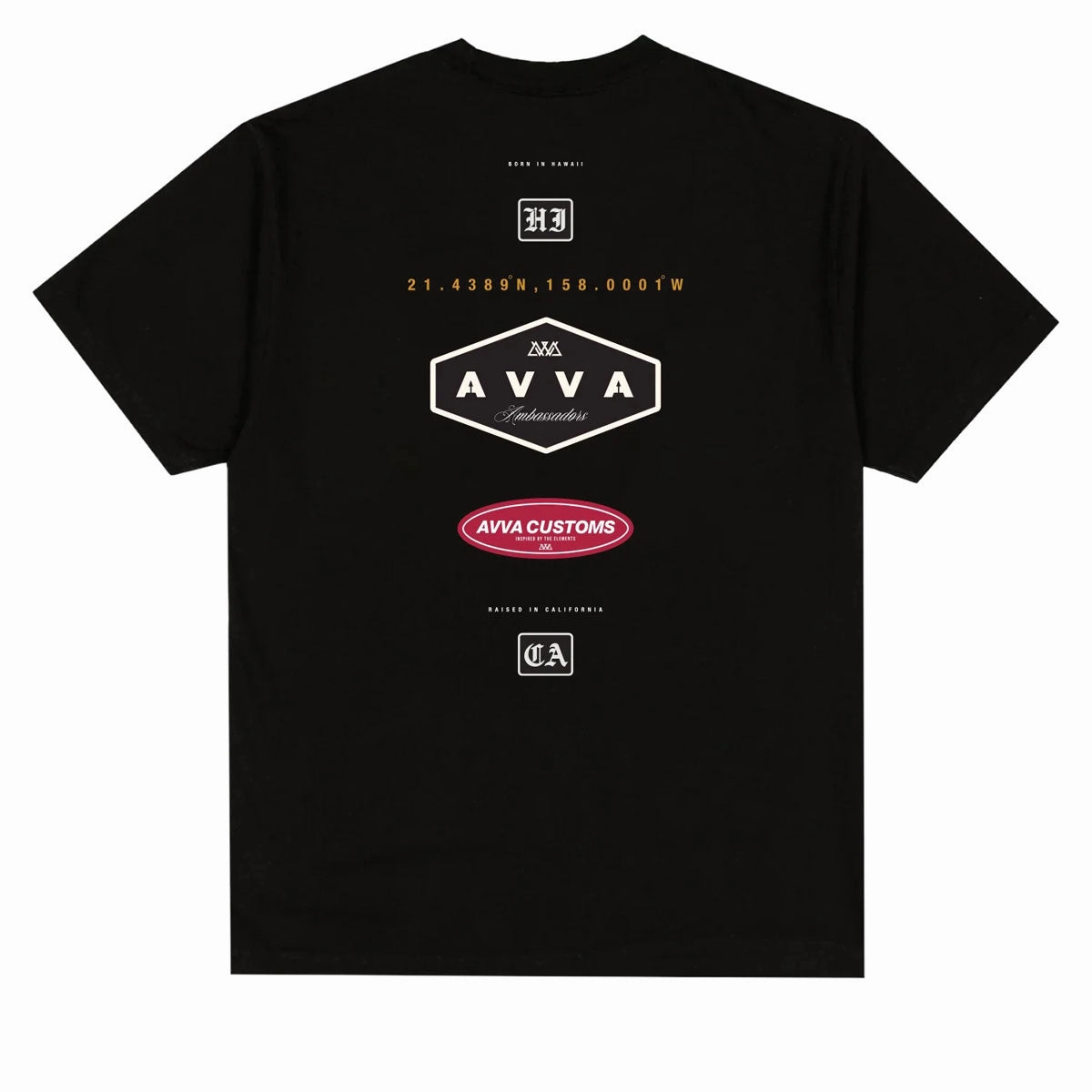 AVVA Pit Stop T-Shirt - Black Hypoallergenic Textile Breathable Fit Wear