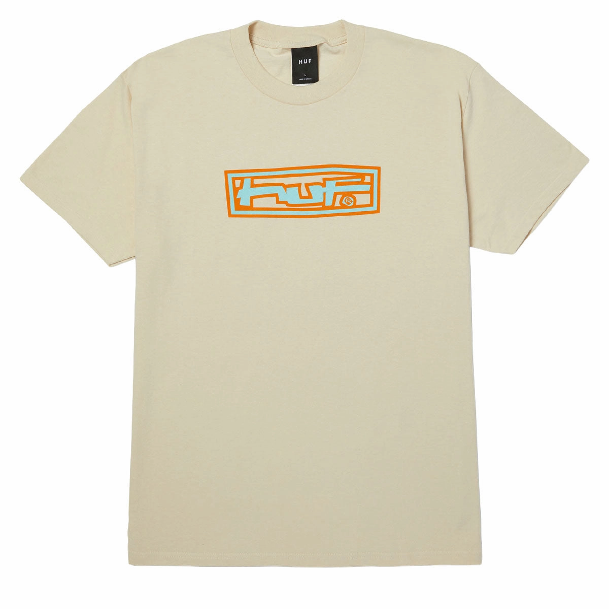 HUF Stretch T-Shirt - Cream Comfort Design
