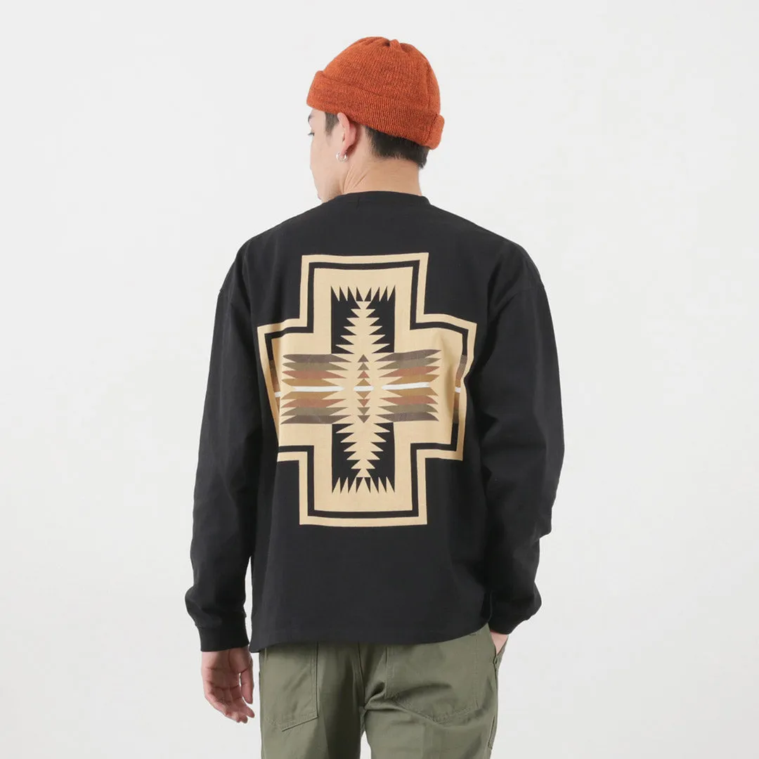 LayeringFriendly PENDLETON / Back Print Long Sleeve T-Shirt