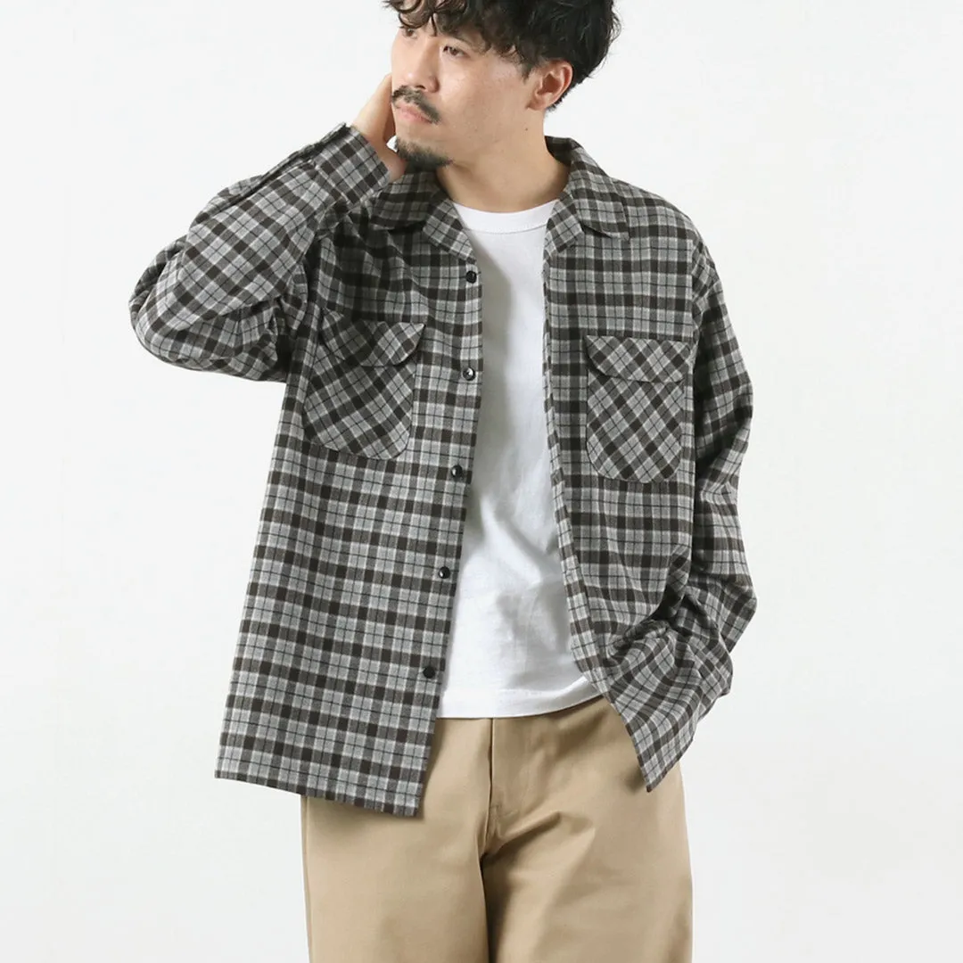 Sweat-Absorbing Smooth Finish PENDLETON / Open Collared Shirt