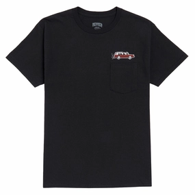 Pepper Wagon Pocket T-Shirt - Black Layering Piece Classic Layer Wear