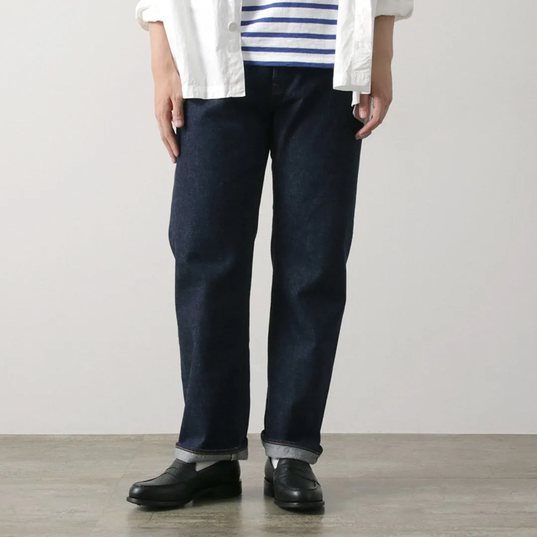 ORDINARY FITS / Standard Denim One-Washed Neutral palette Loose High Quality Morning Stroll