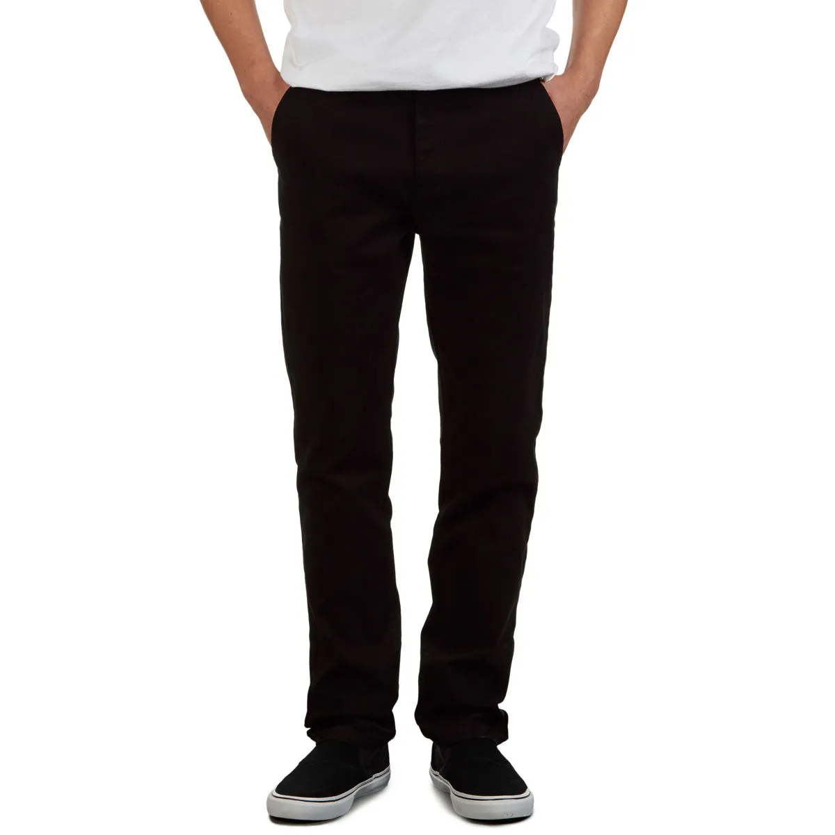 CCS Slim Stretch Chino Pants - Black Thermal Insulation Layer