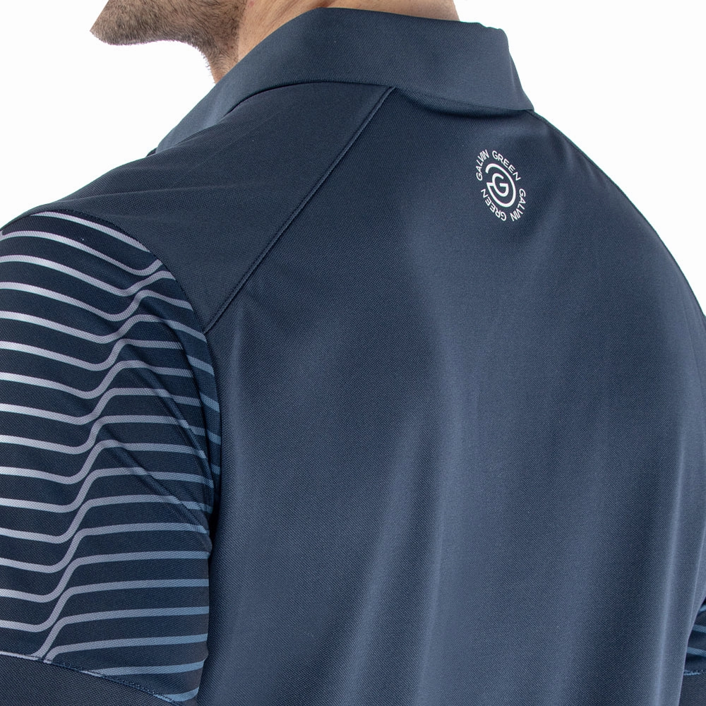 Casual Layer Wear Galvin Green Milion Polo Shirt - Navy/White