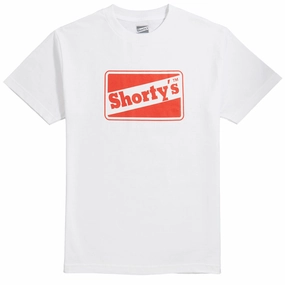 Shorty's OG Logo T-Shirt - White NonRestrictive Cut Seasonal Layering