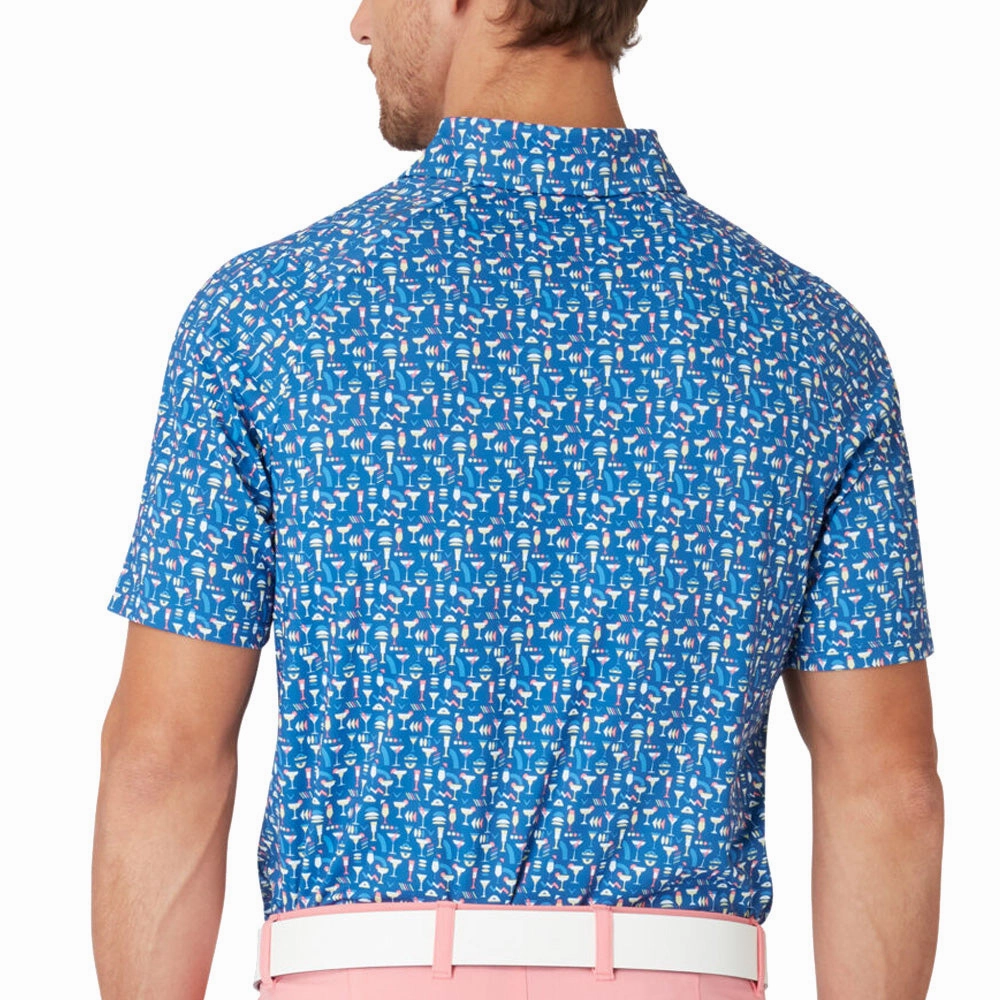 Callaway Cocktail Polo Shirt - Galaxy Blue Cool Vibes