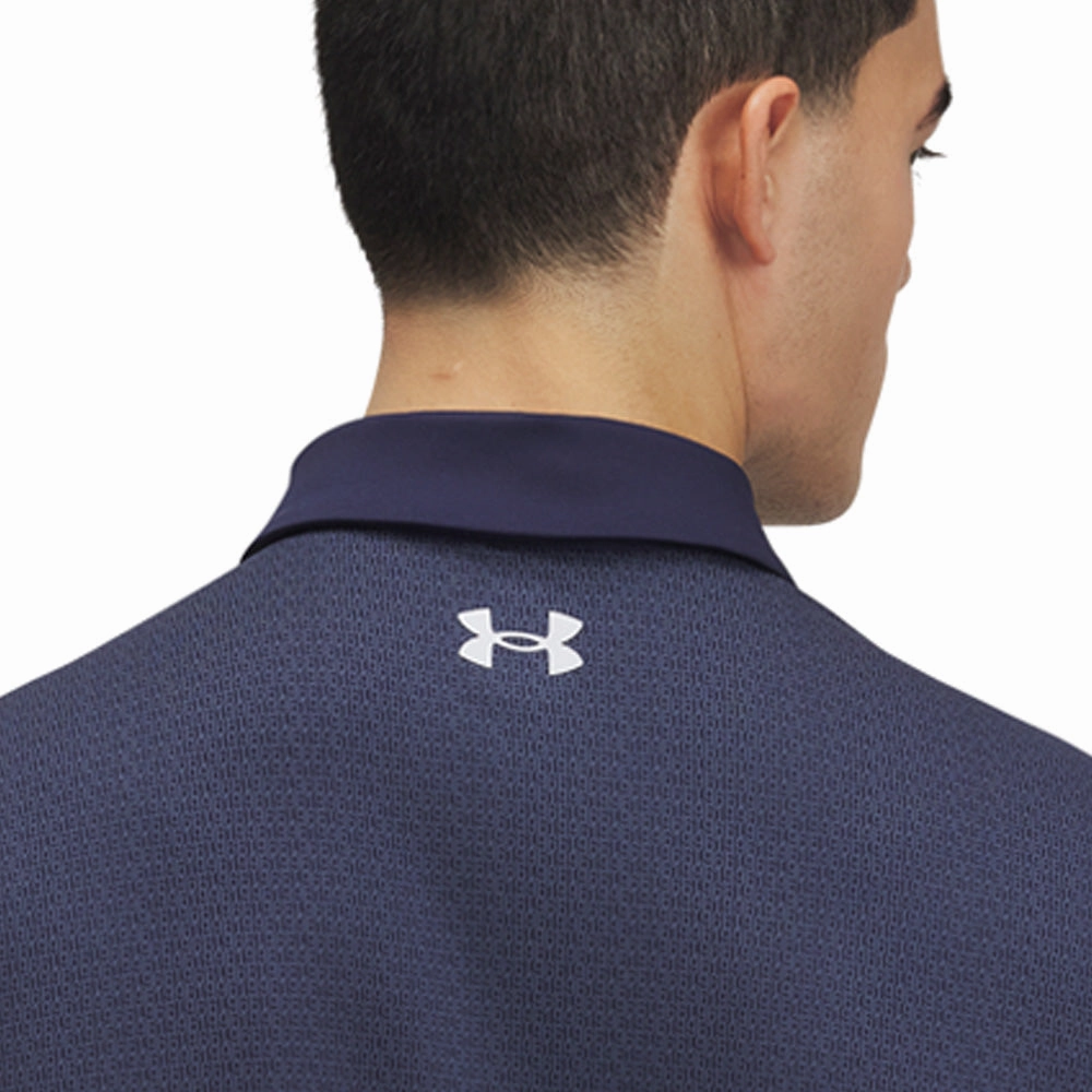ComfortOptimizedConstruction Casual Layer Under Armour Tee To Green Printed Polo Shirts - Midnight Navy/Halo Gray