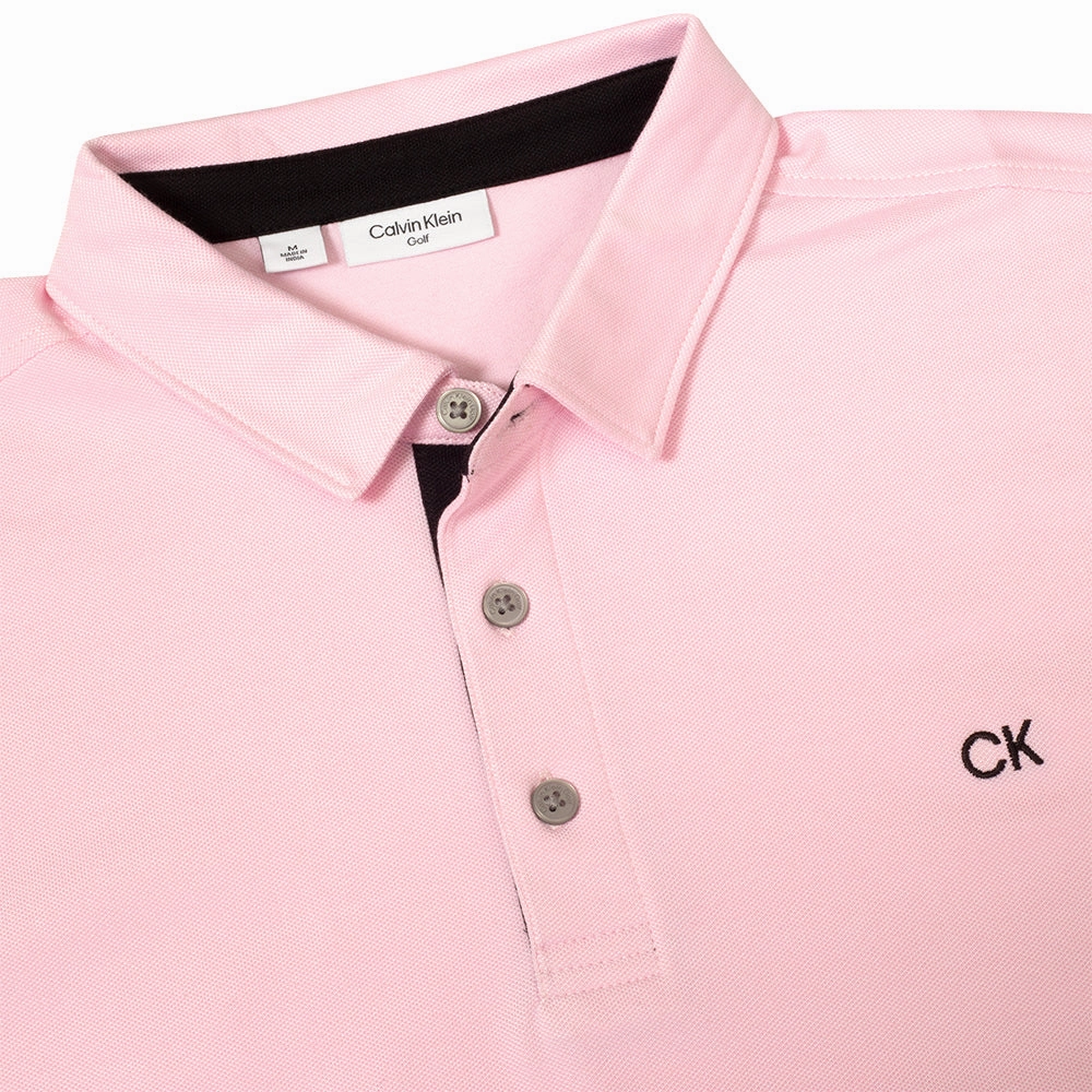 Comfy Wardrobe Calvin Klein Uni Polo Shirt - Baby Pink