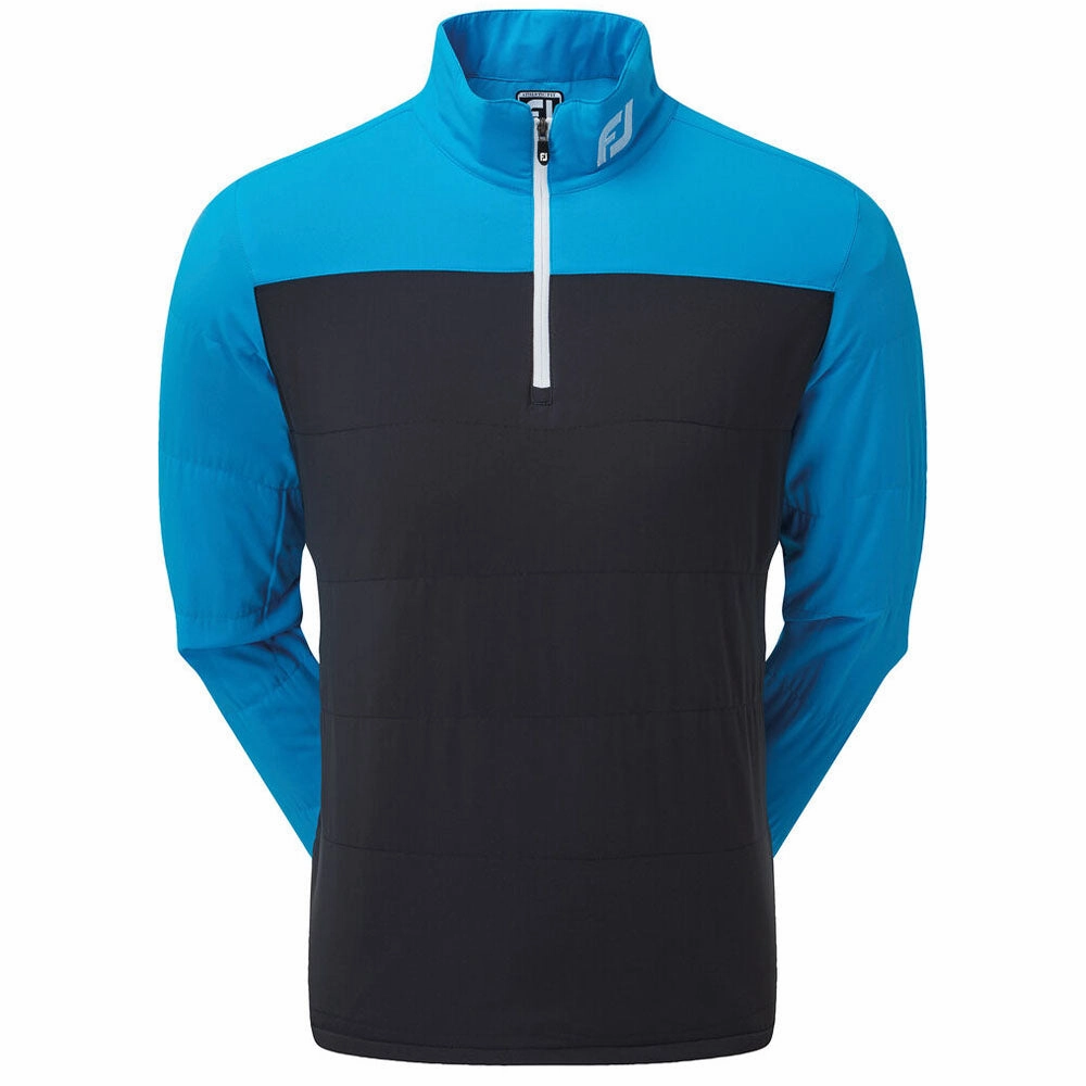 FootJoy Thermal Mid-Layer - Sapphire/Black snap buttoned