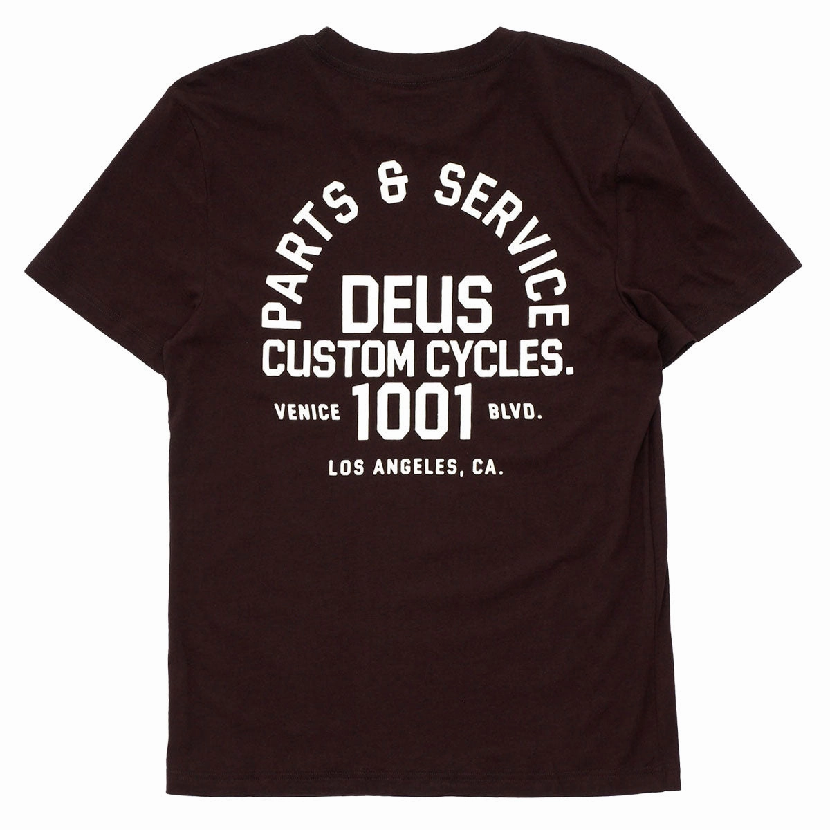 Comfy Essentials Wear Deus Ex Machina Troop T-Shirt - Chocolate Plum