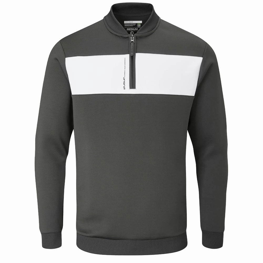 Weekend Sporty Easy Layering Stuburt Element Performance Sweater - Onyx