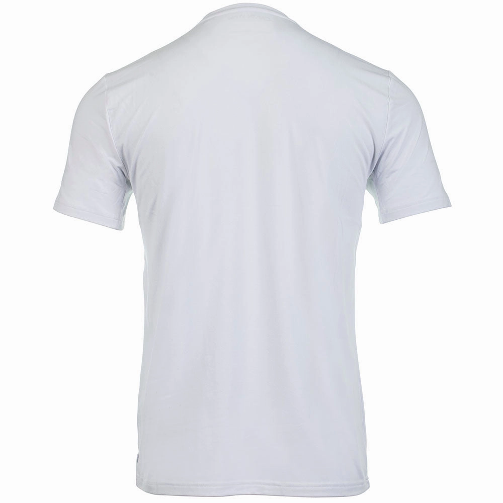 Calvin Klein Newport T-Shirt - White Wrinkle-Free DoubleLayeredCollar