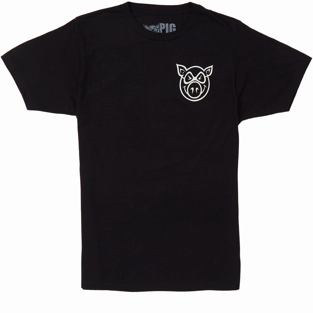 Fresh Outfit EnhancedDurabilityFinish Pig F and B Head T-Shirt - Black