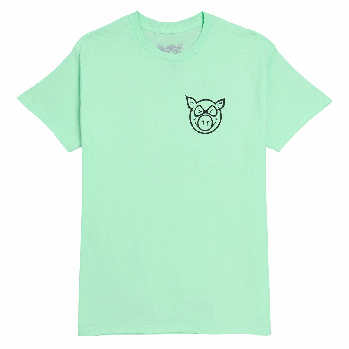 Pig Head T-Shirt - Mint Layering Must-Have
