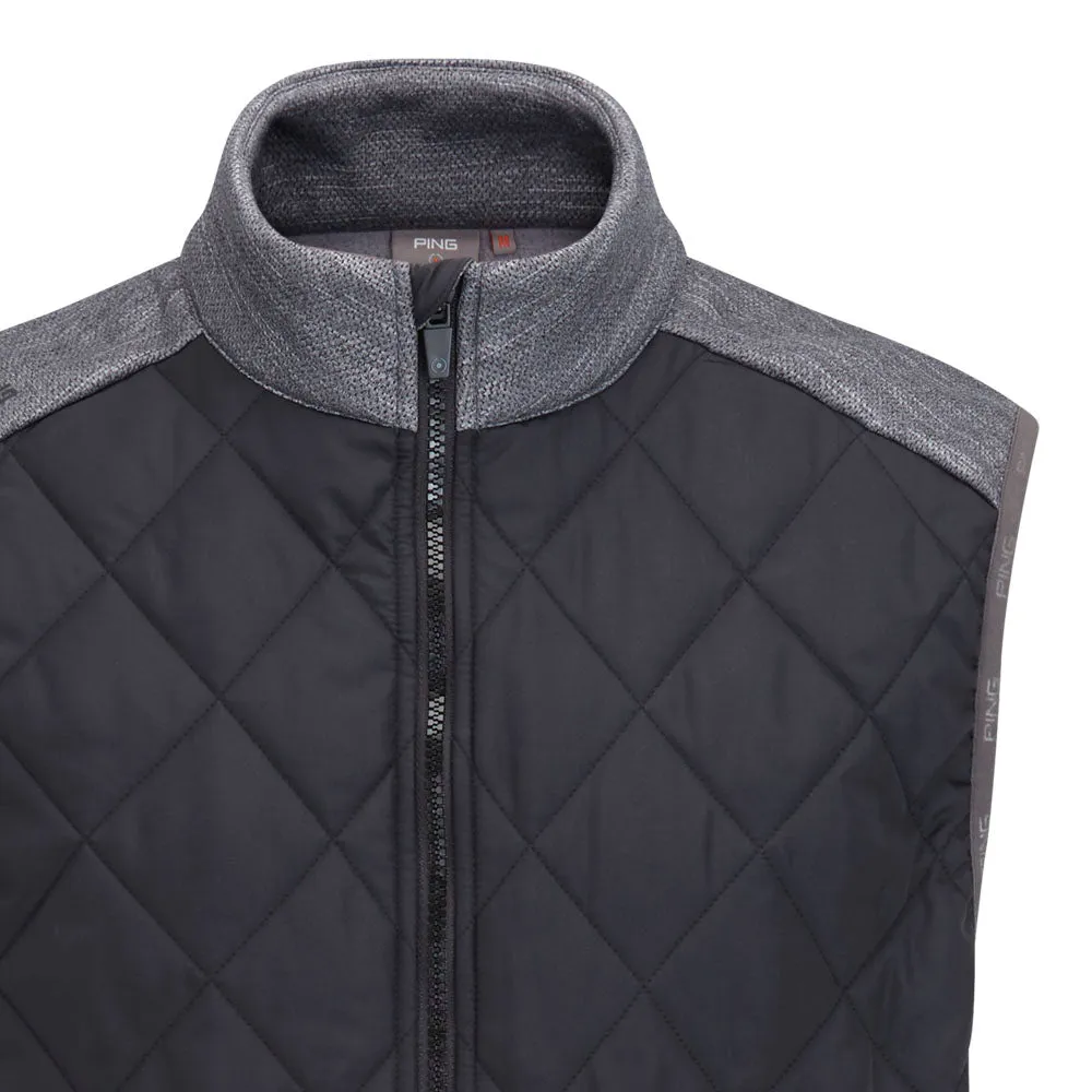 Ping Aaran Gilet - Steel Marl/Black clarity